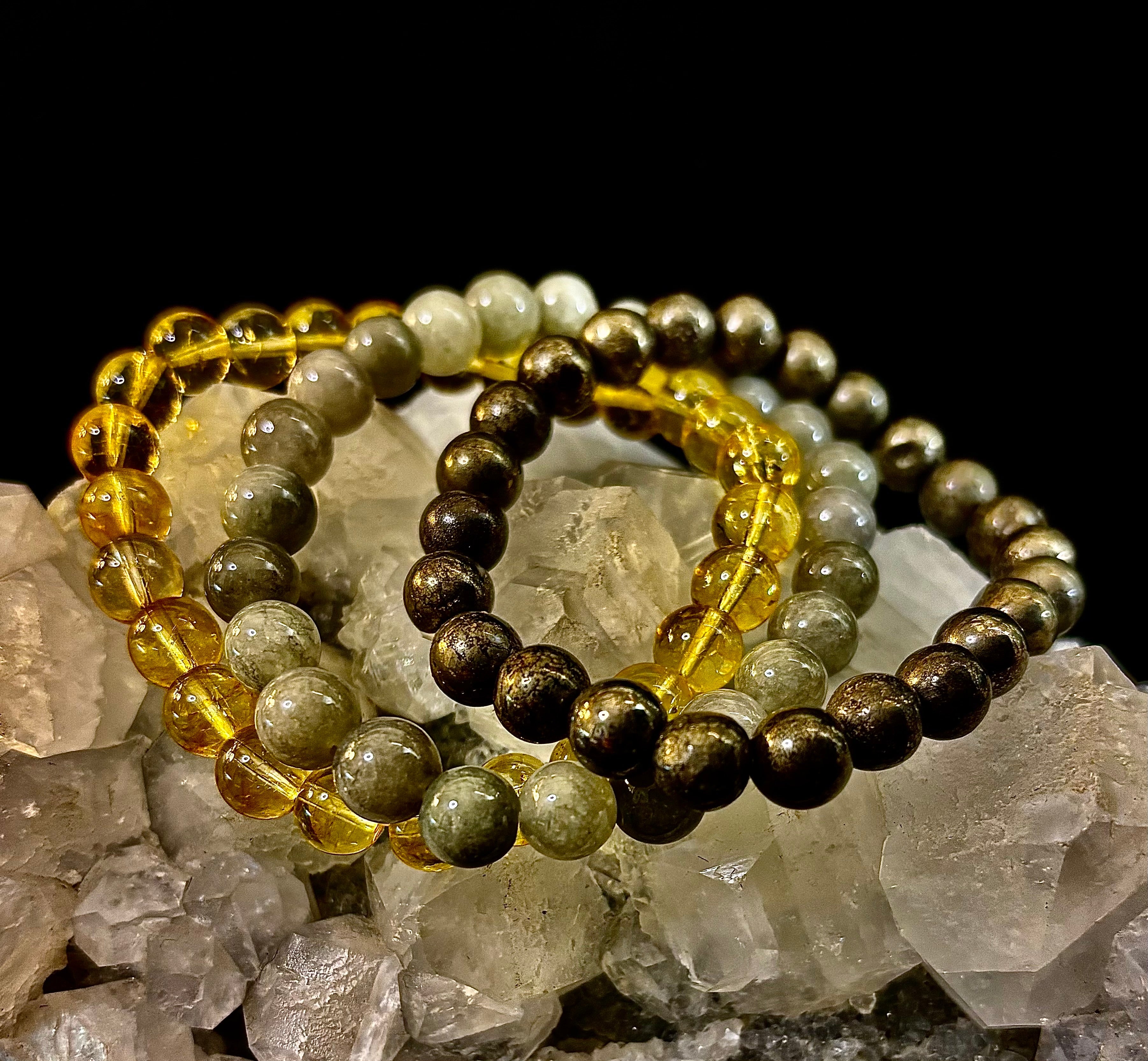 ✨ Abundance & Prosperity Intention Bracelet Set