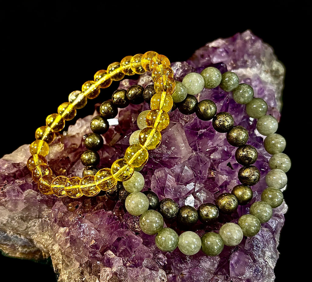 ✨ Abundance & Prosperity Intention Bracelet Set