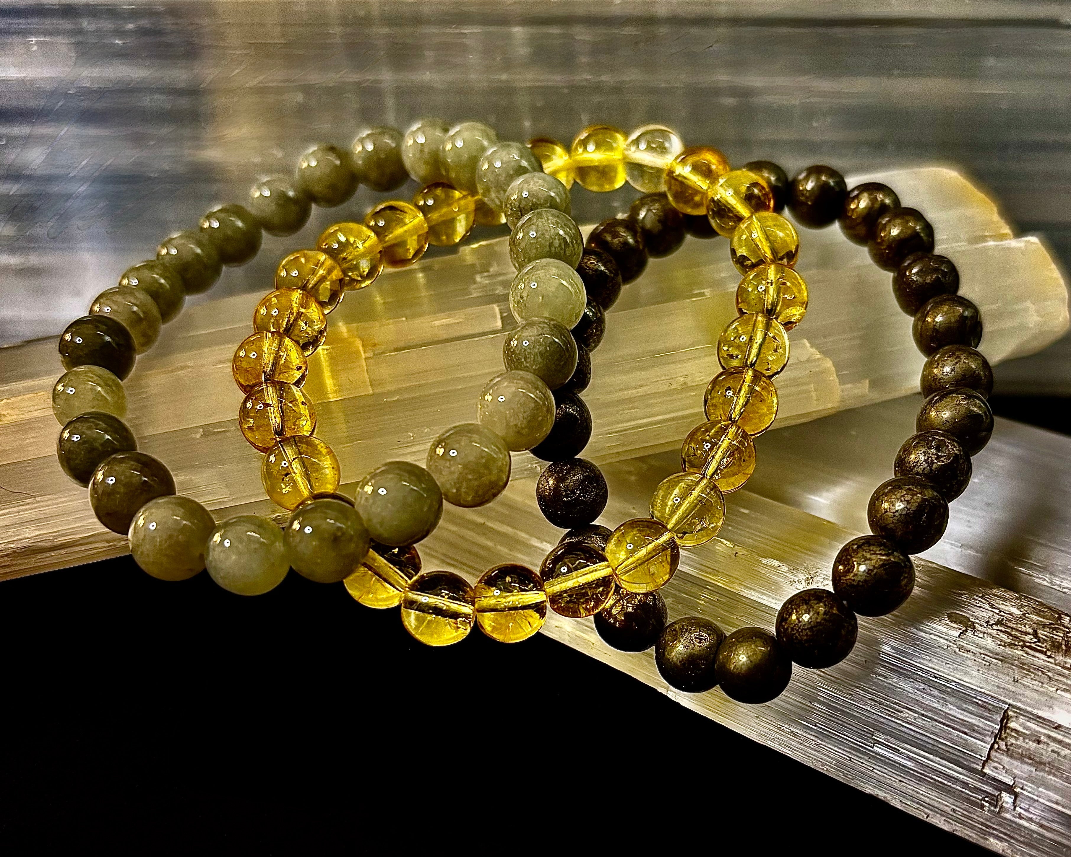 ✨ Abundance & Prosperity Intention Bracelet Set