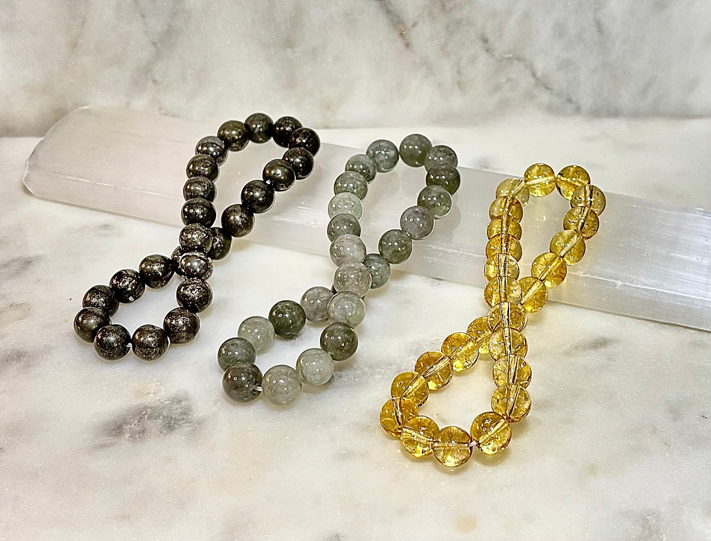 ✨ Abundance & Prosperity Intention Bracelet Set