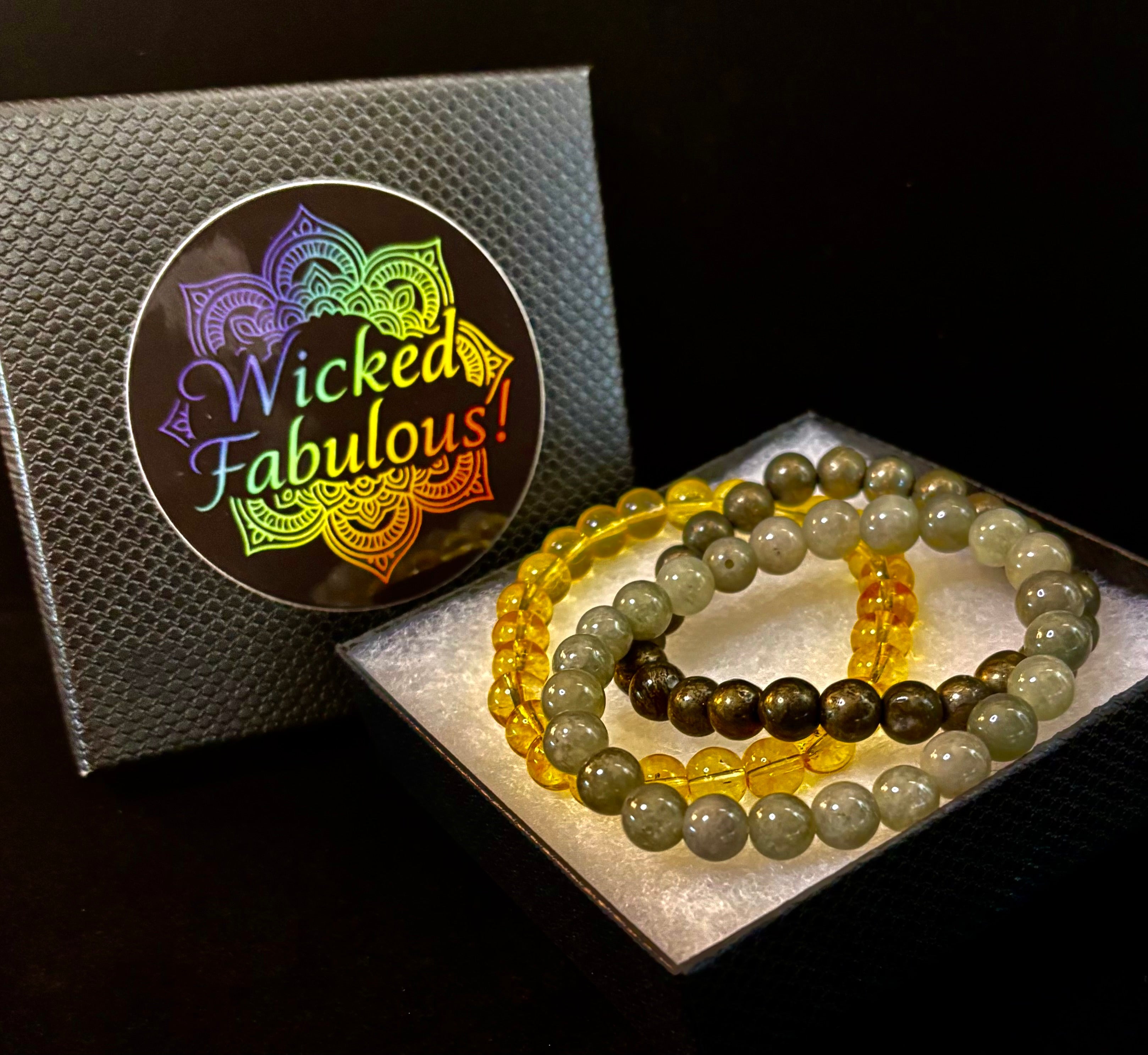 ✨ Abundance & Prosperity Intention Bracelet Set