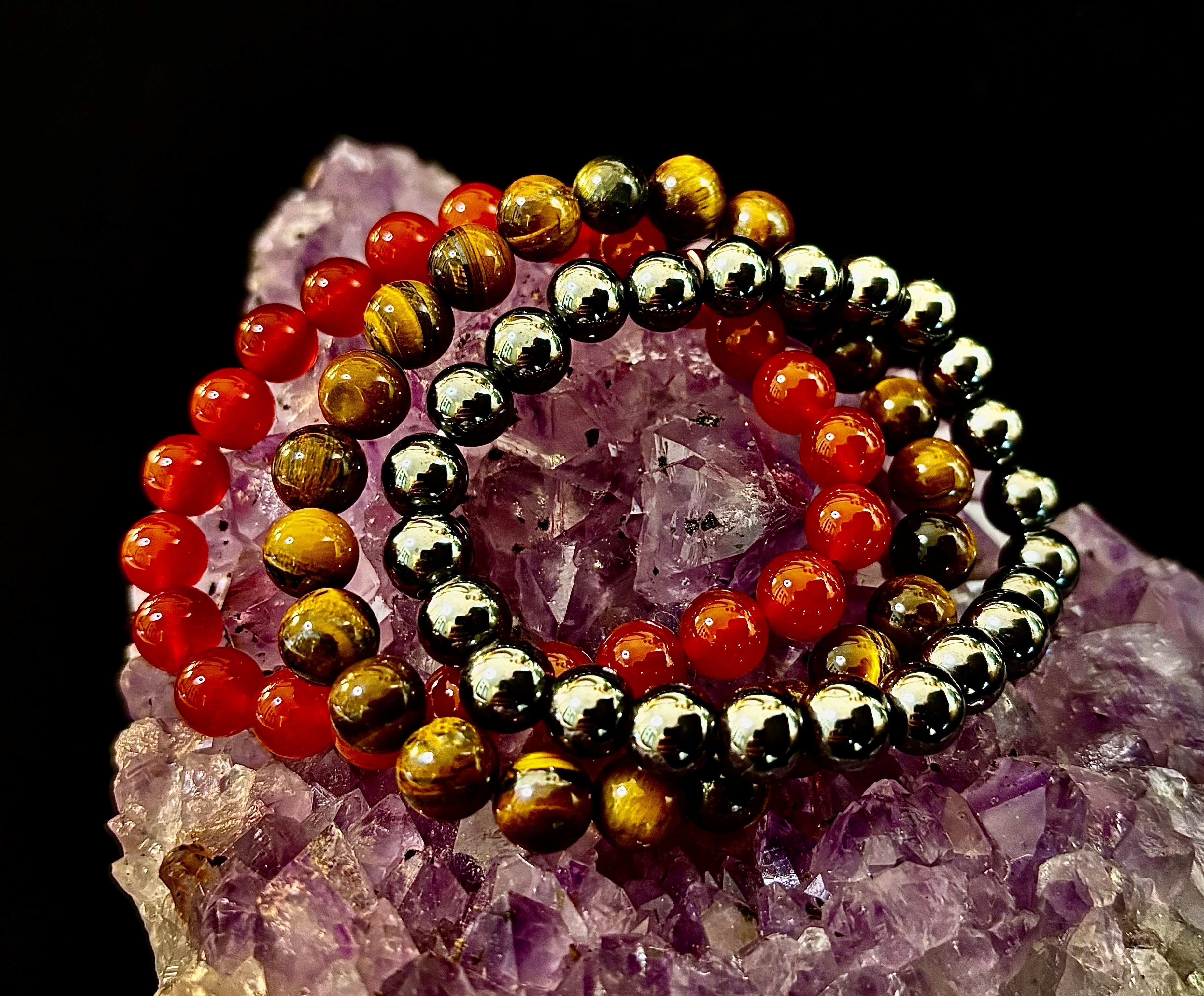 💪 Confidence & Courage Intention Bracelet Set