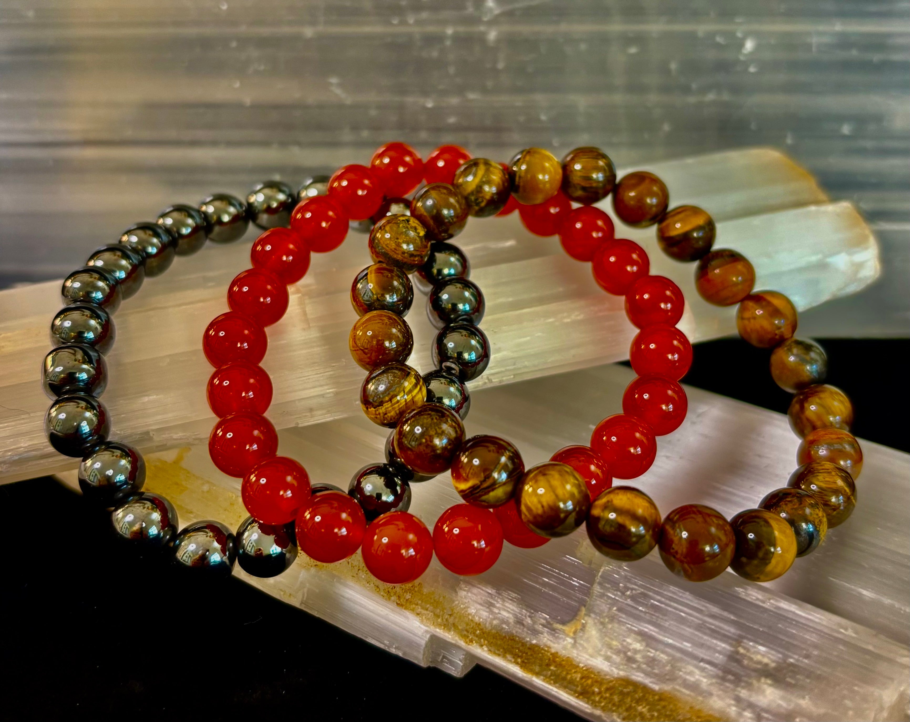 💪 Confidence & Courage Intention Bracelet Set
