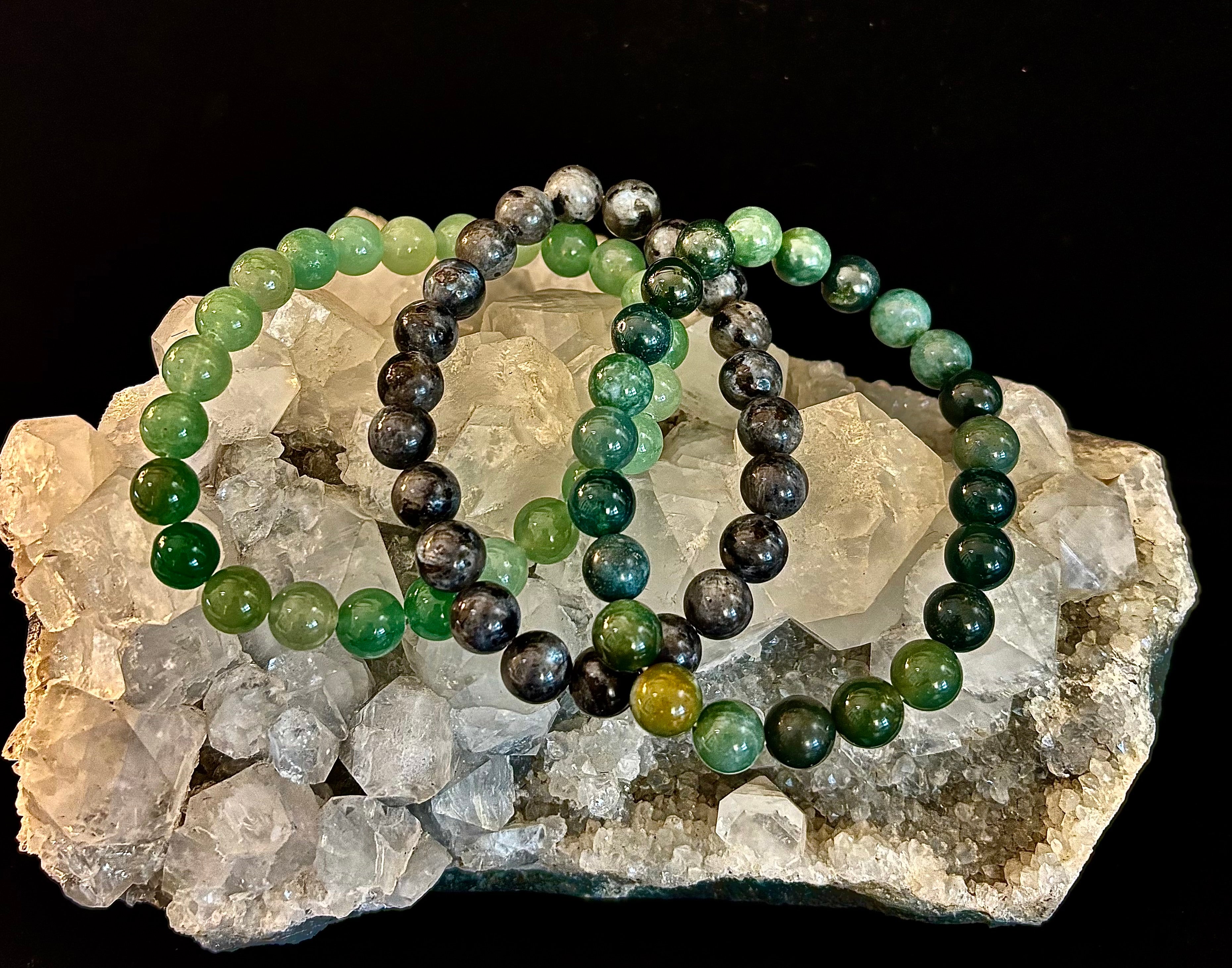 🌱 Growth & New Beginnings Intention Bracelet Set