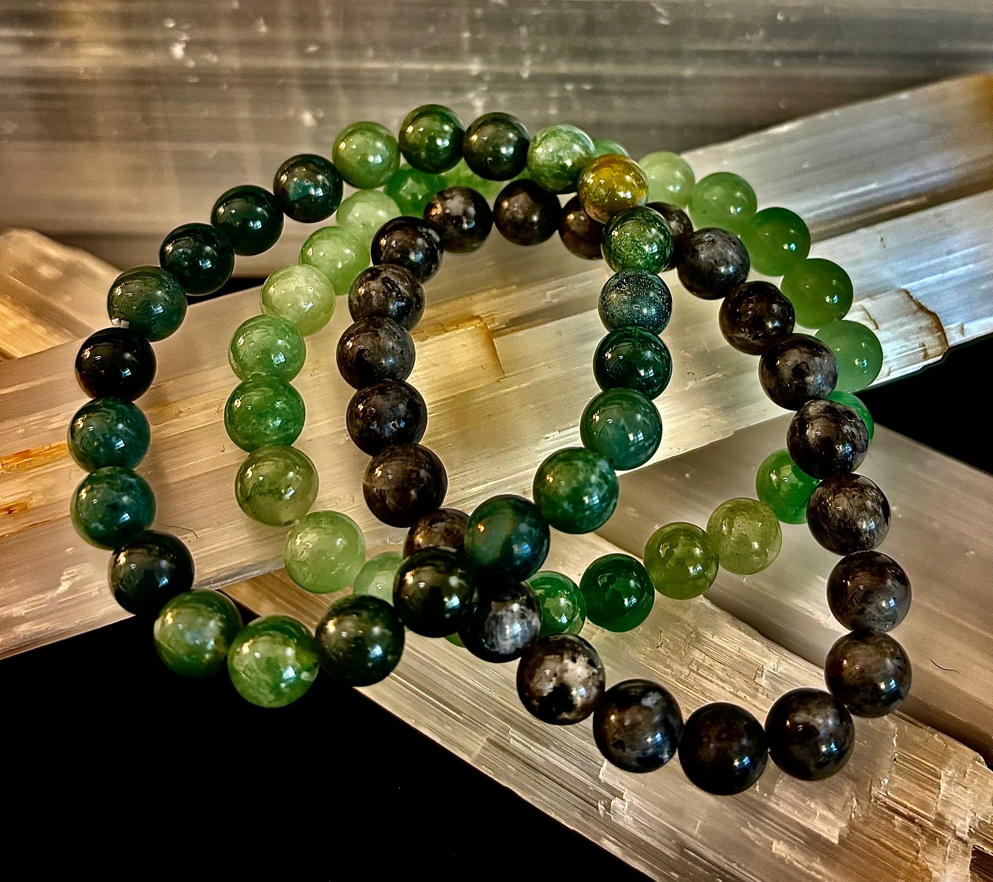 🌱 Growth & New Beginnings Intention Bracelet Set