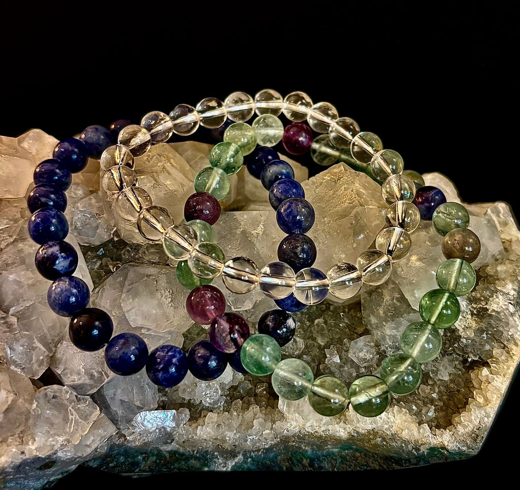 🧠 Focus & Clarity Intention Bracelet Set