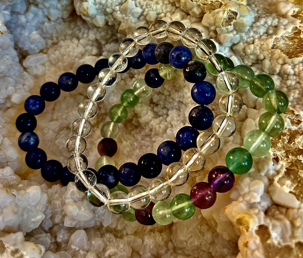 🧠 Focus & Clarity Intention Bracelet Set