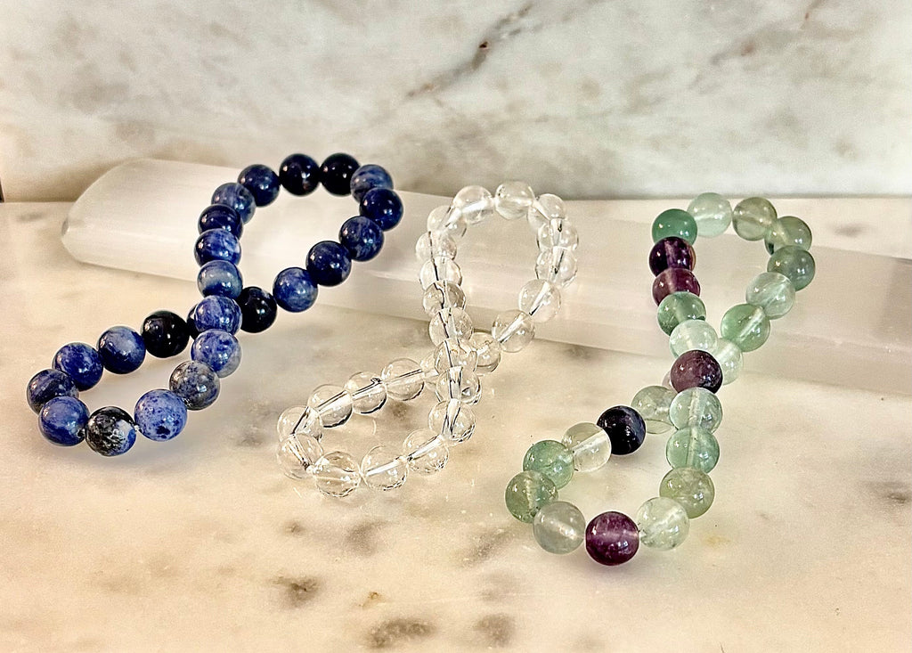 🧠 Focus & Clarity Intention Bracelet Set