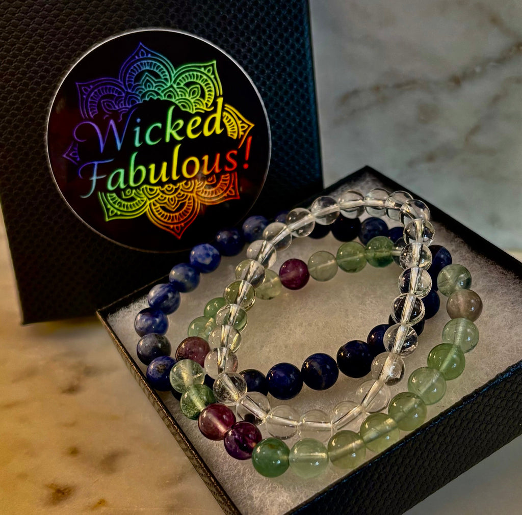 🧠 Focus & Clarity Intention Bracelet Set