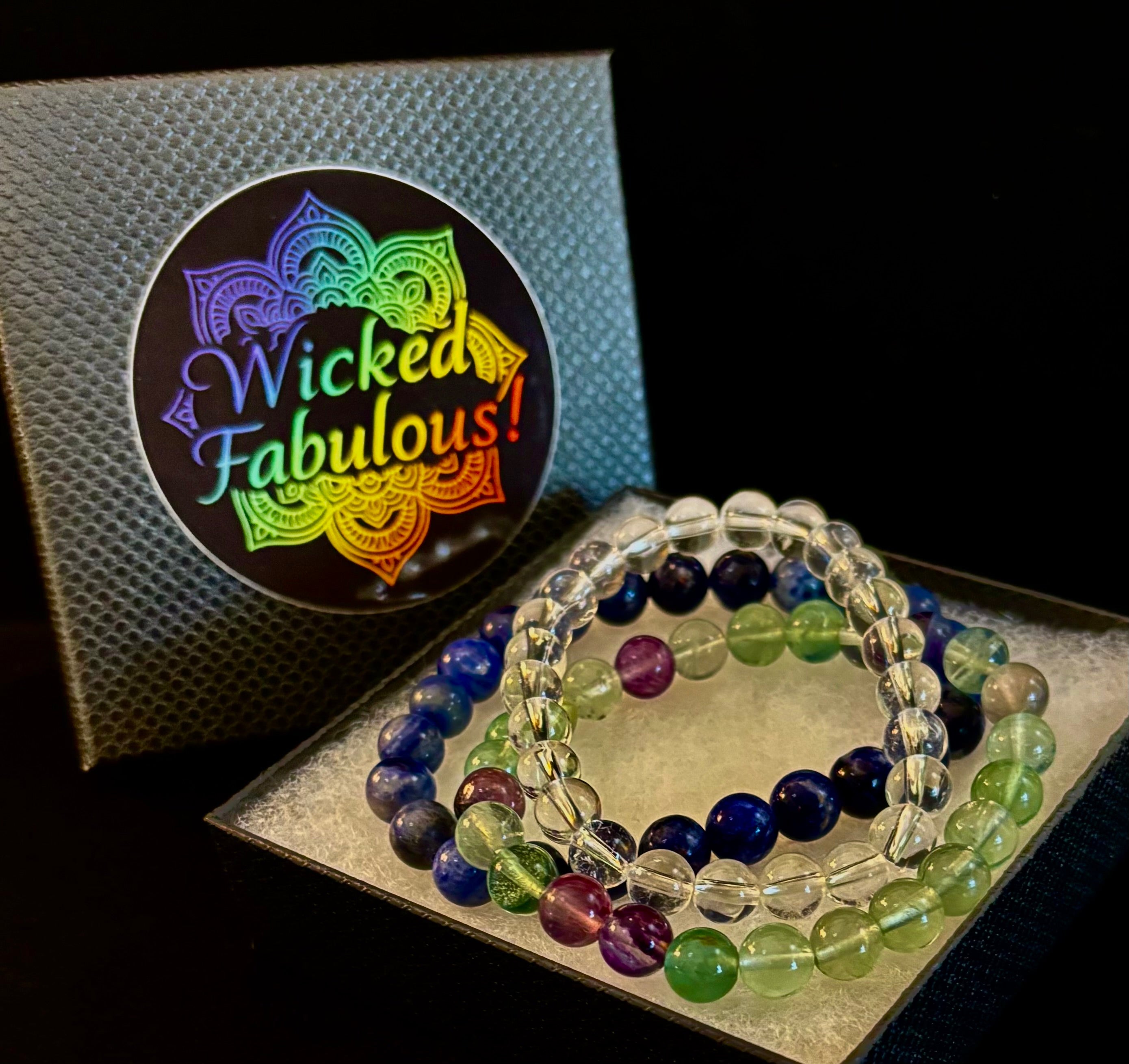 🧠 Focus & Clarity Intention Bracelet Set