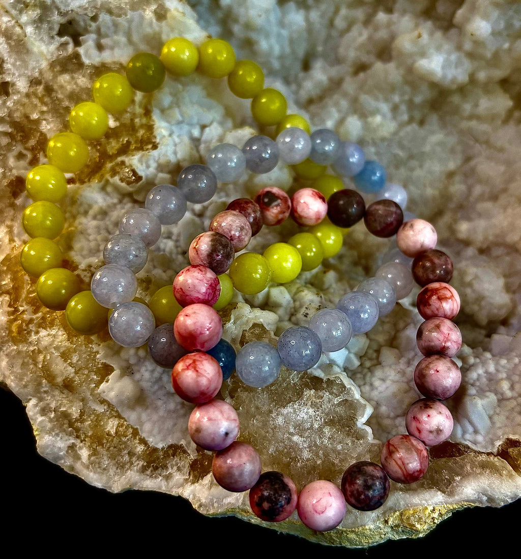 😊 Joy & Positivity Intention Bracelet Set