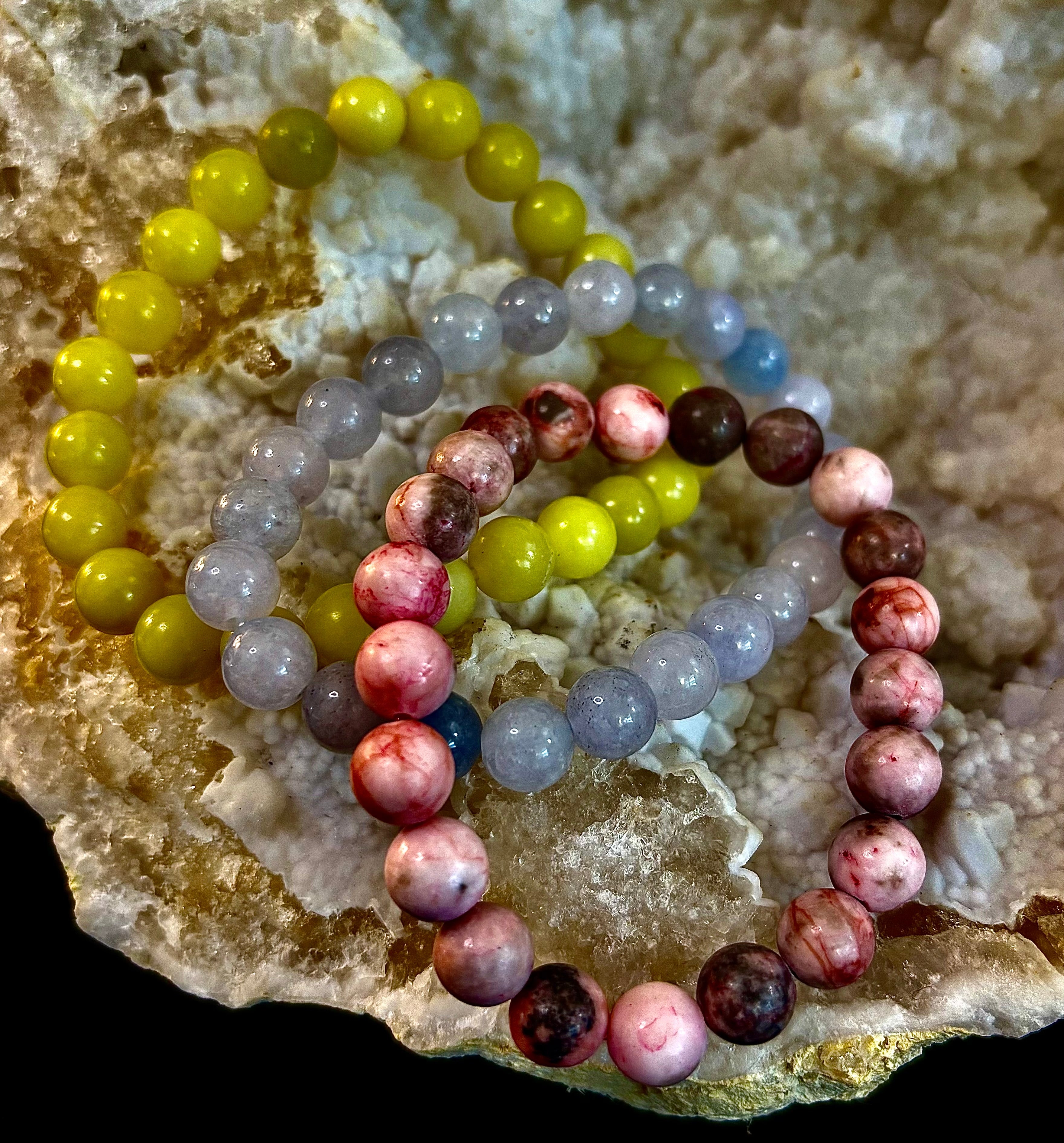 😊 Joy & Positivity Intention Bracelet Set
