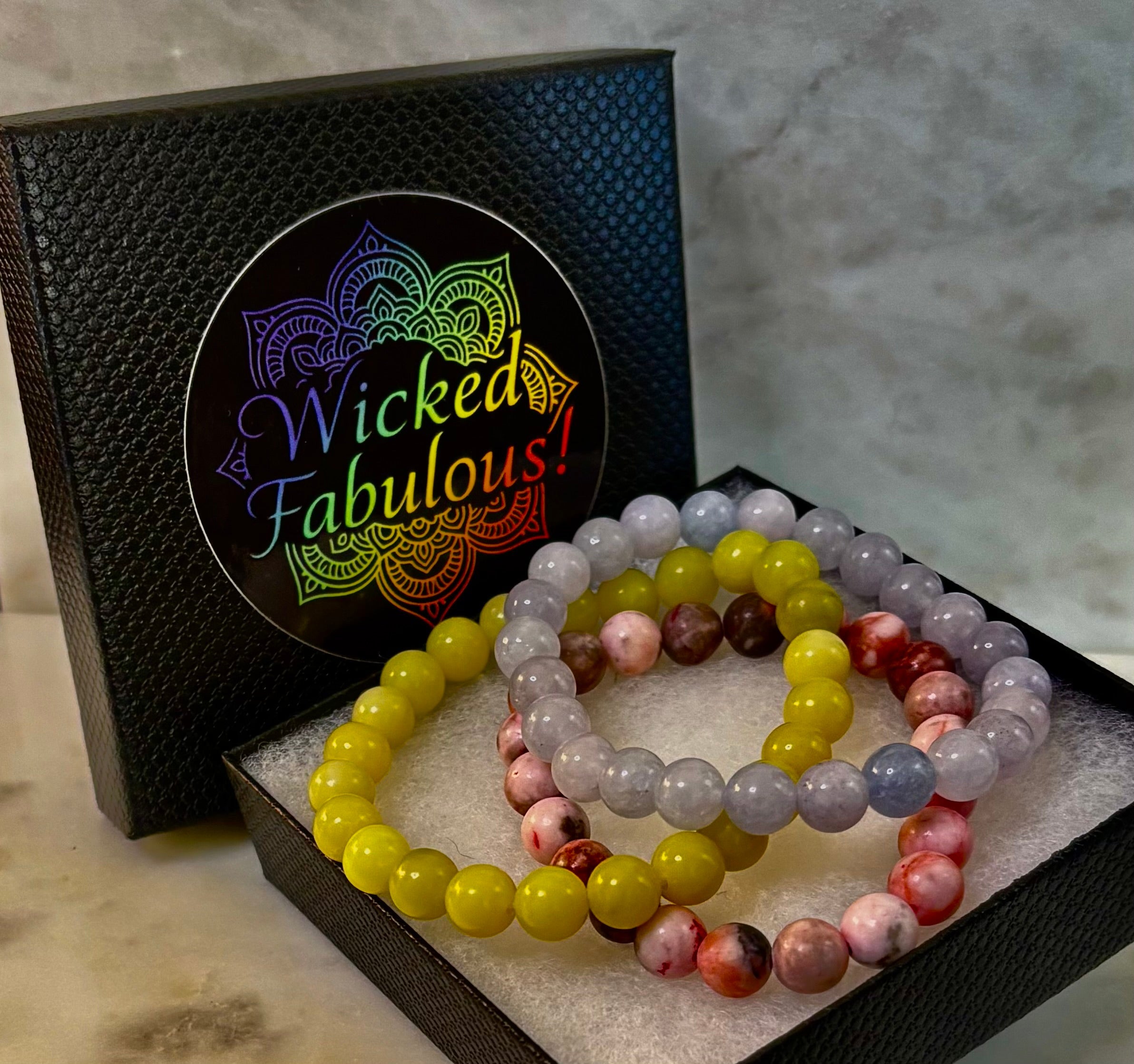 😊 Joy & Positivity Intention Bracelet Set