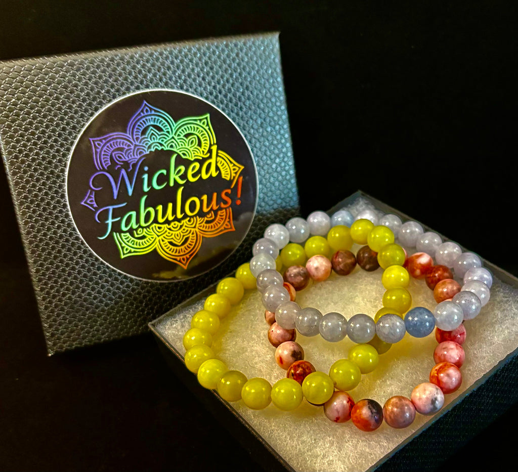 😊 Joy & Positivity Intention Bracelet Set