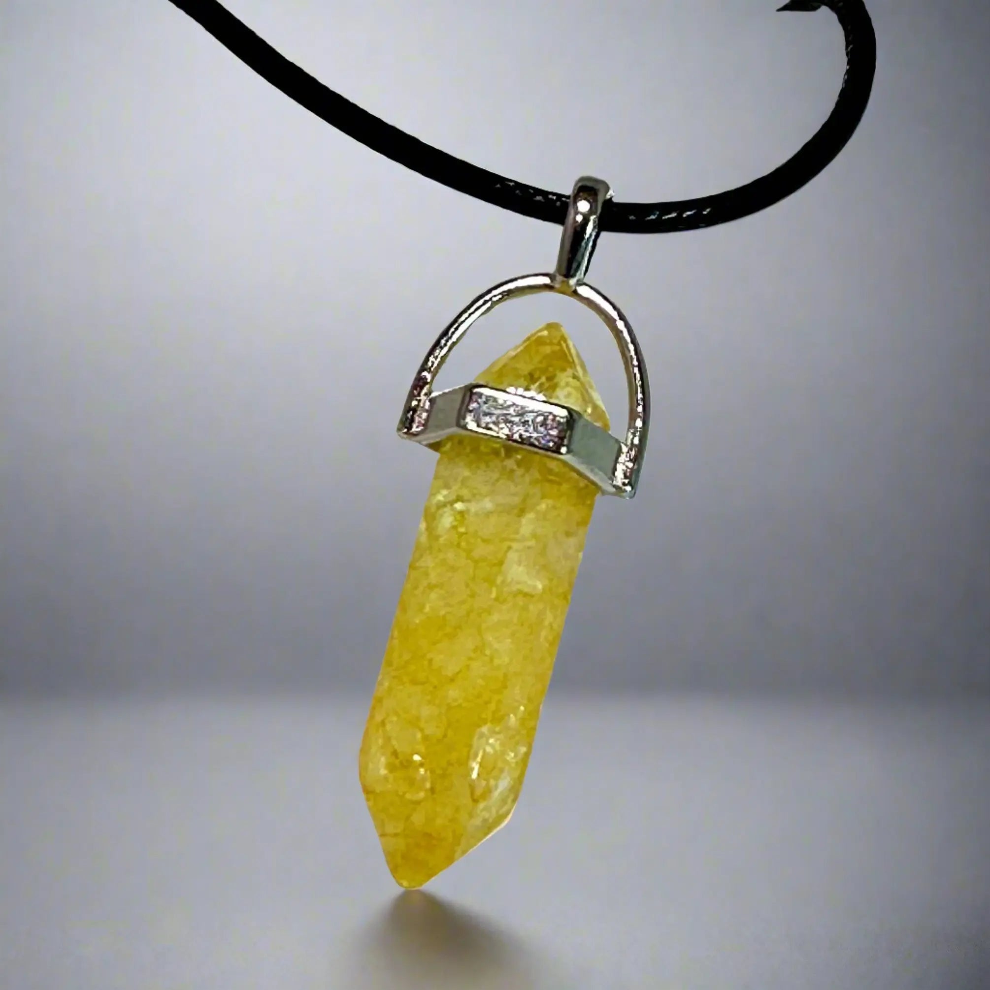 Citrine Bullet Point Necklace | Chains and Necklaces | Wiccan Center