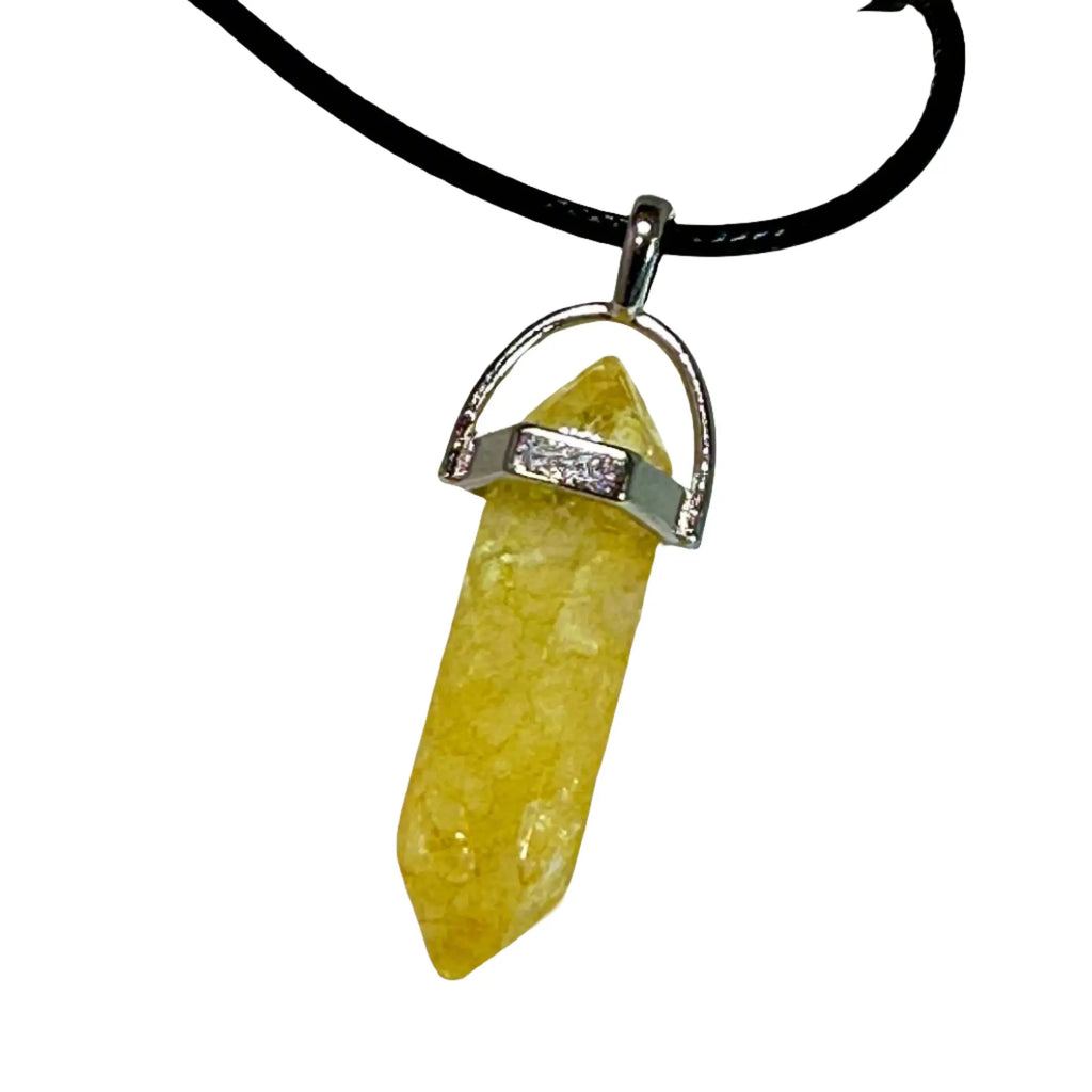 Citrine Bullet Point Necklace | Chains and Necklaces | Wiccan Center