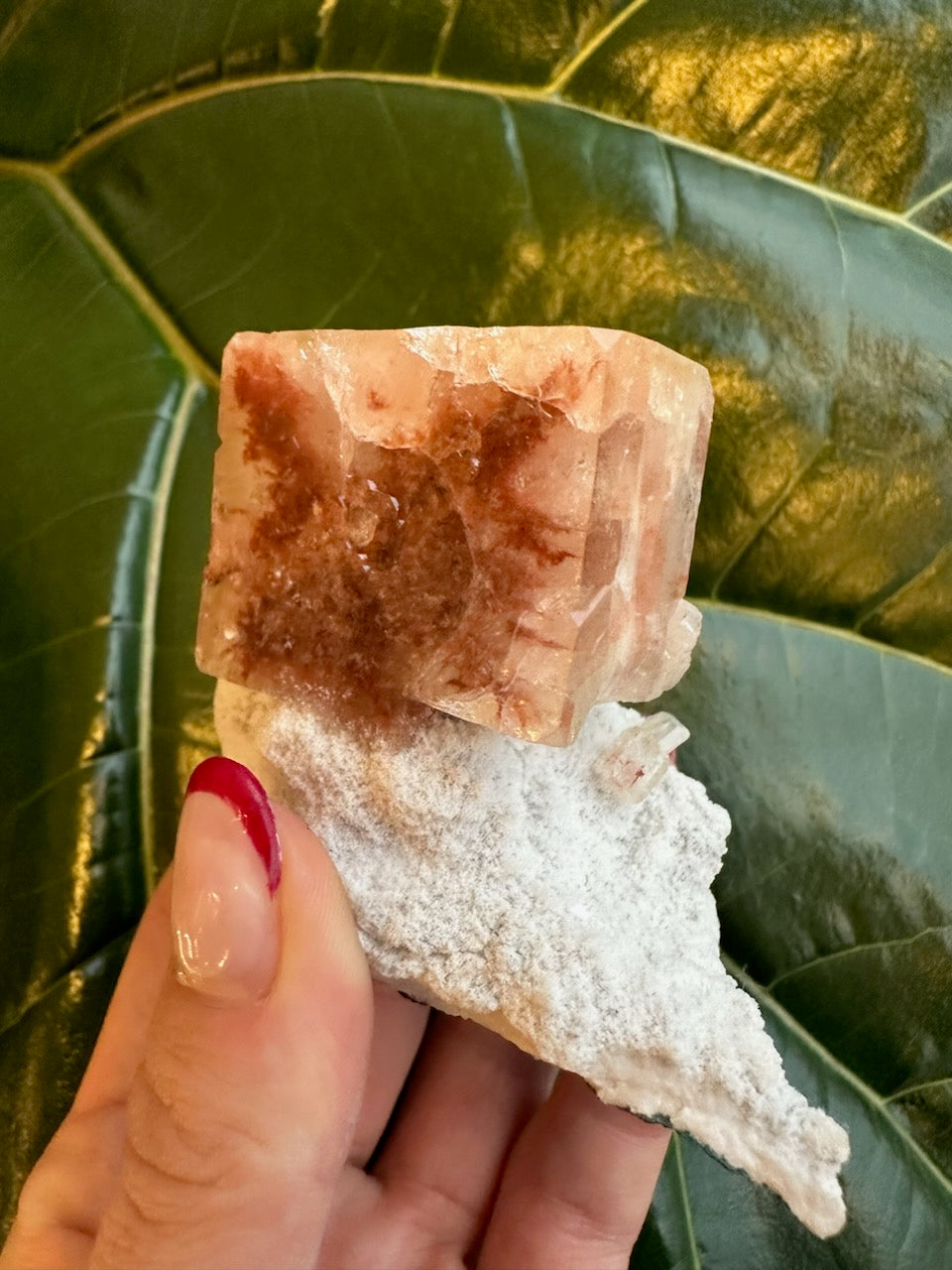Red Apophyllite Cube (Sm) | Minerals | Wiccan Center