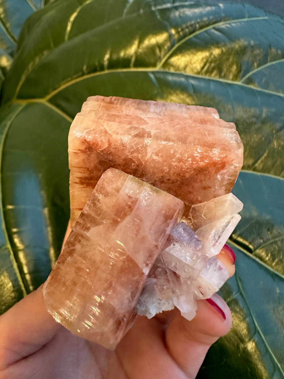 Red Apophyllite Cube (Md) from Pune, India | Minerals | Wiccan Center