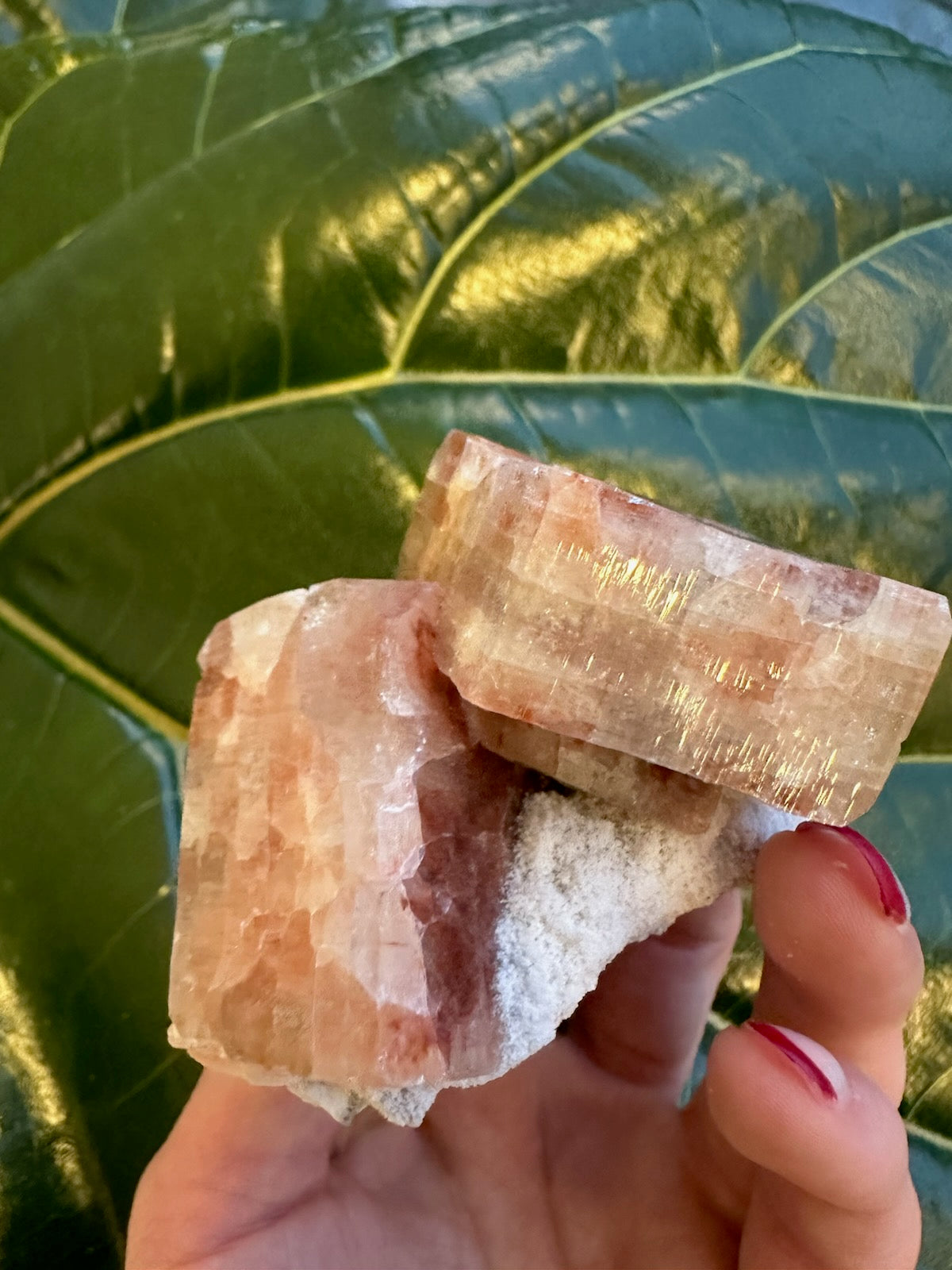 Red Apophyllite Cube (Md) from Pune, India | Minerals | Wiccan Center