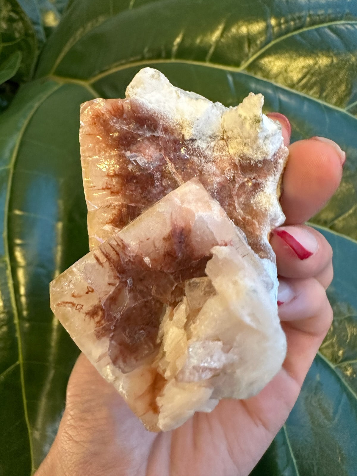 Red Apophyllite Cube (Md) from Pune, India | Minerals | Wiccan Center