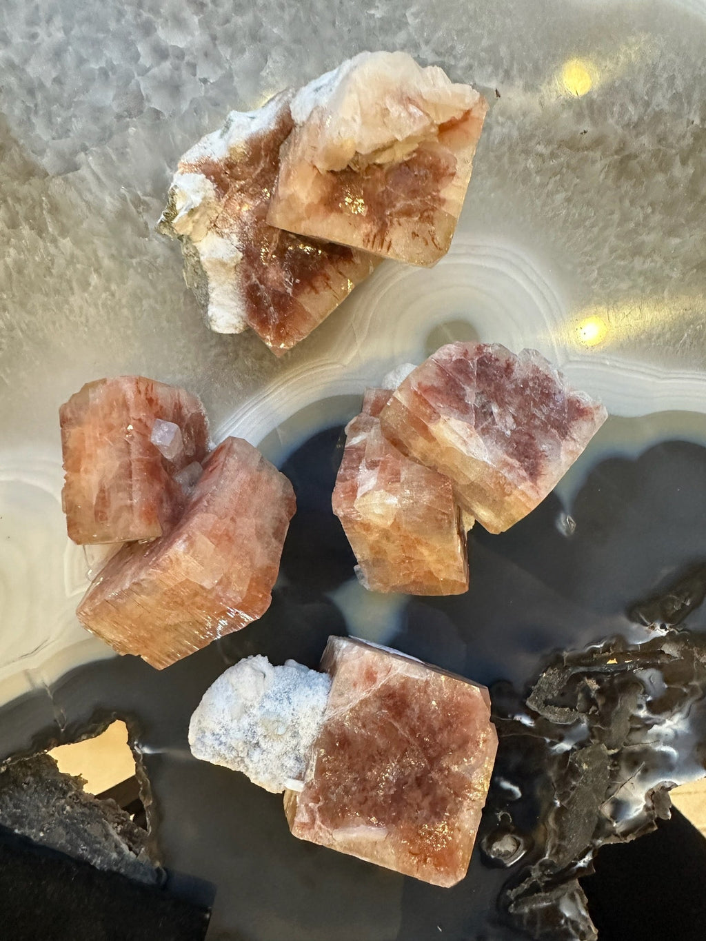 Red Apophyllite Cube (Md) from Pune, India | Minerals | Wiccan Center