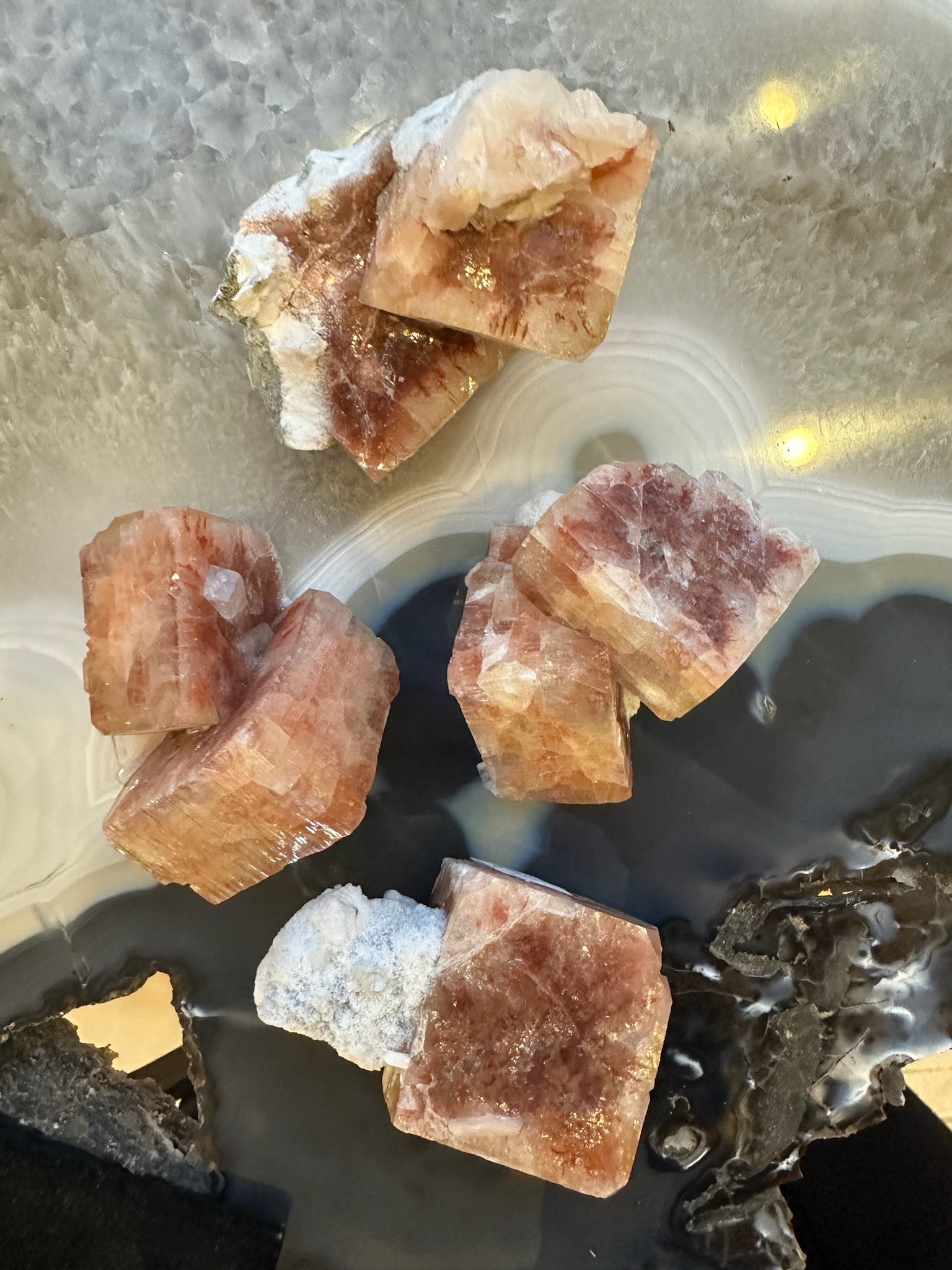 Red Apophyllite Cube (Md) from Pune, India | Minerals | Wiccan Center