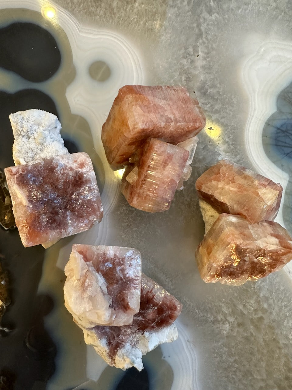 Red Apophyllite Cube (Md) from Pune, India | Minerals | Wiccan Center