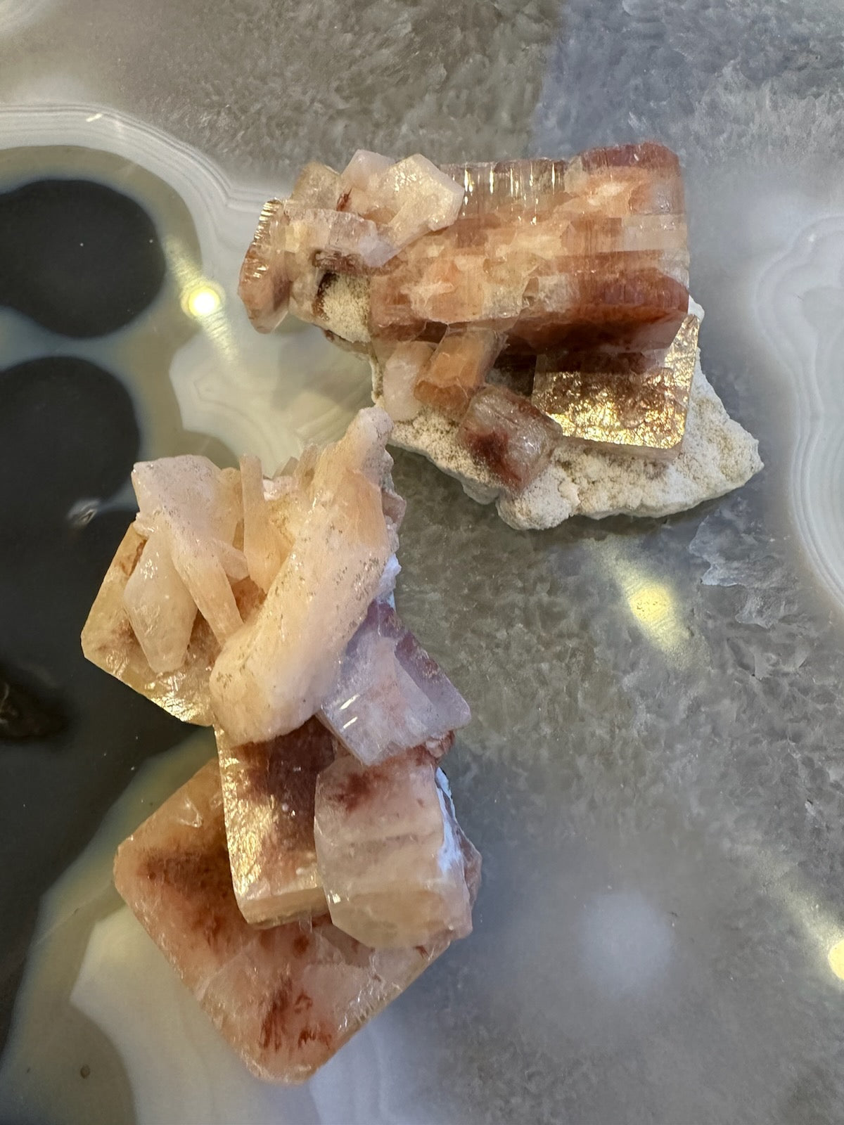 Red Apophyllite Cube on Matrix (Lg) | Minerals | Wiccan Center
