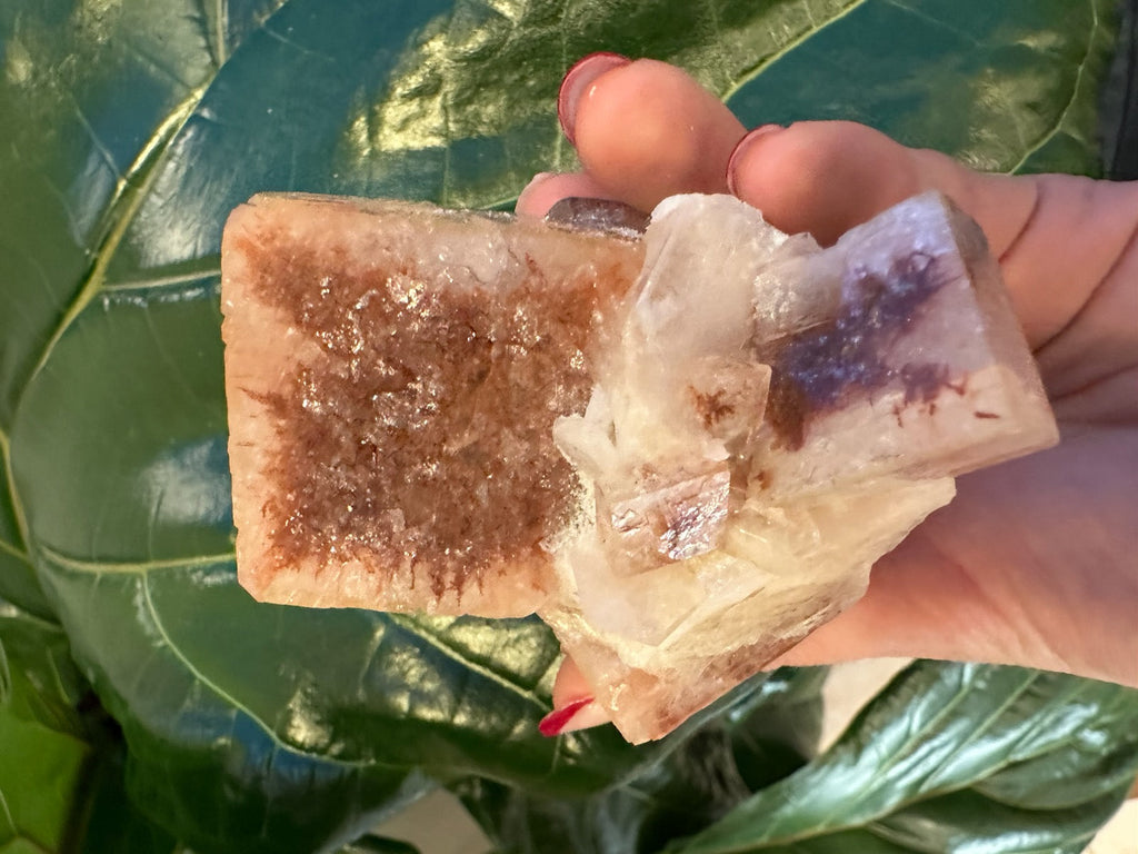 Red Apophyllite Cube (XL) from Pune, India | Minerals | Wiccan Center