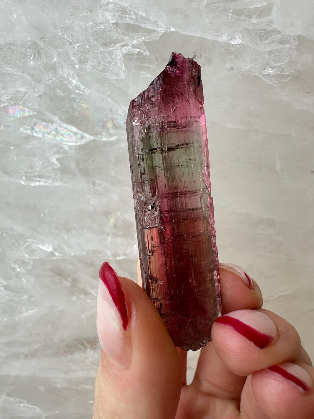 Watermelon Tourmaline from Brazil | Minerals | Wiccan Center