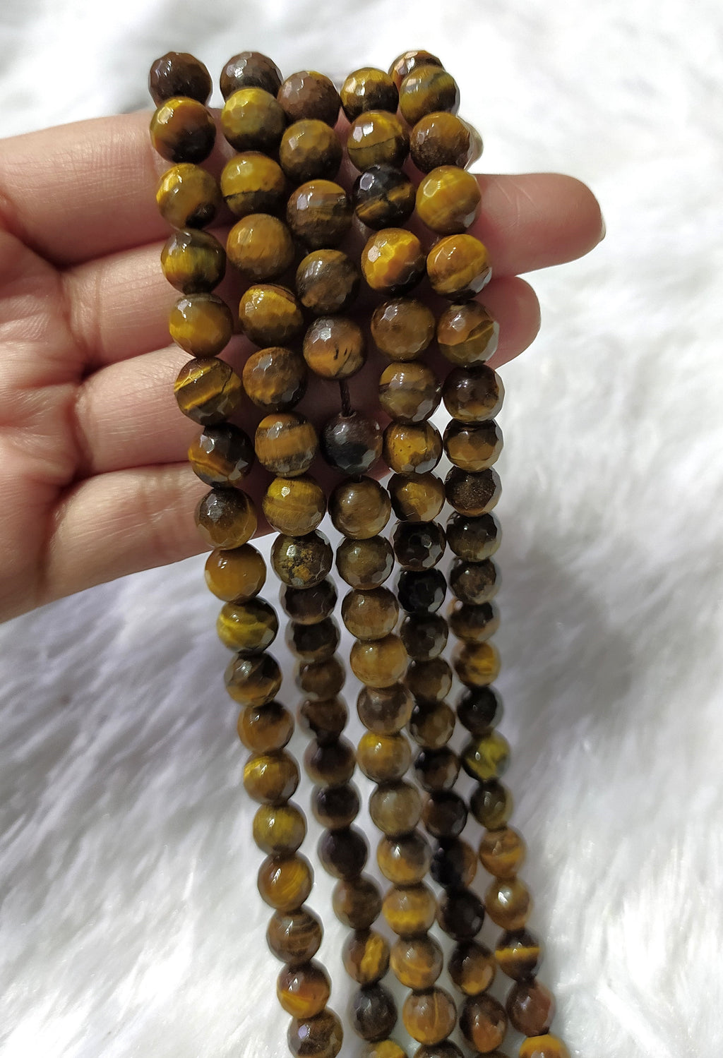 Tiger eye Faceted Beads, Crystal Beads for Jewelry. | Beads | Wiccan Center