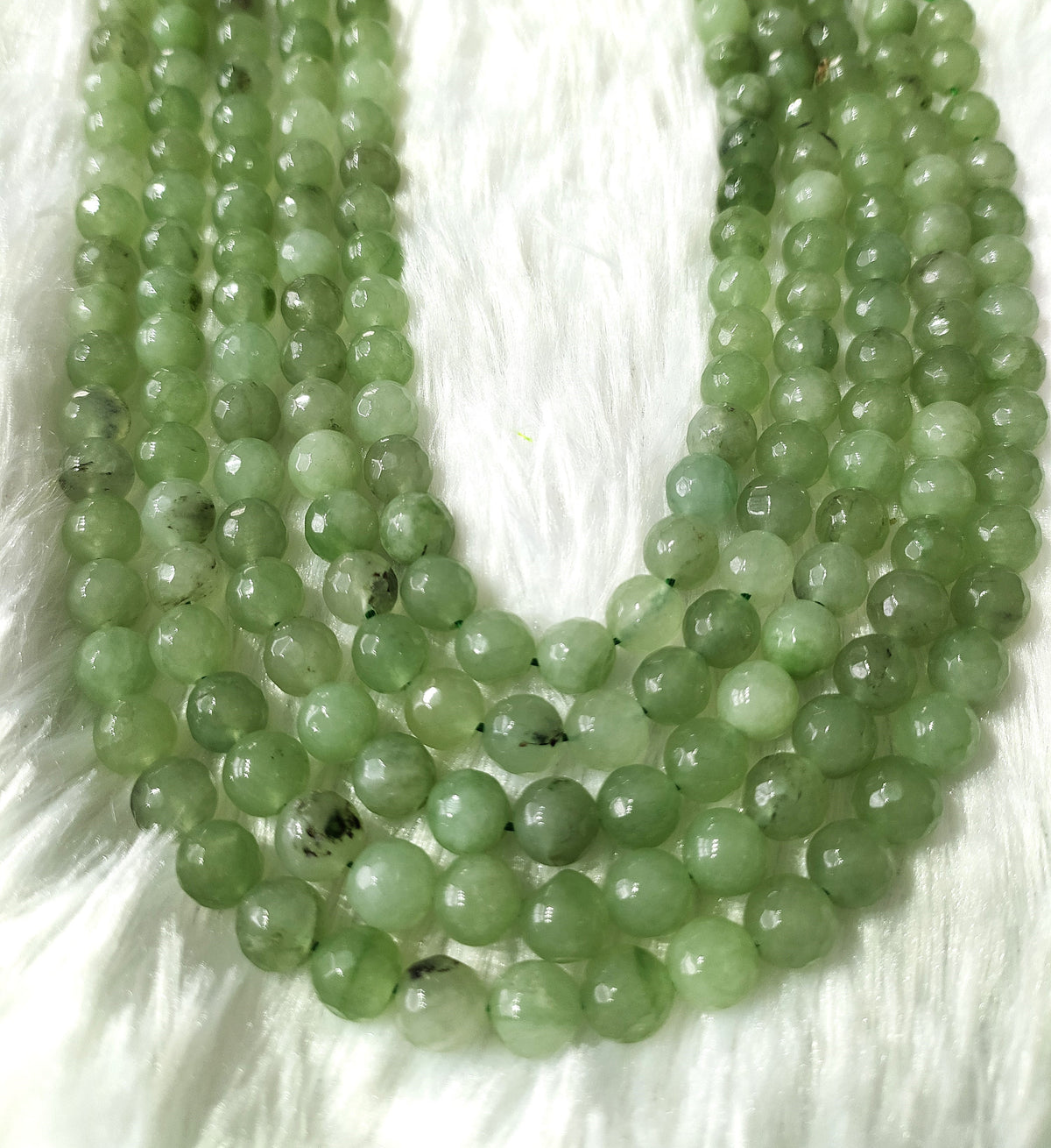 Green Aventurine Faceted Beads, Crystal Beads for Jewelry