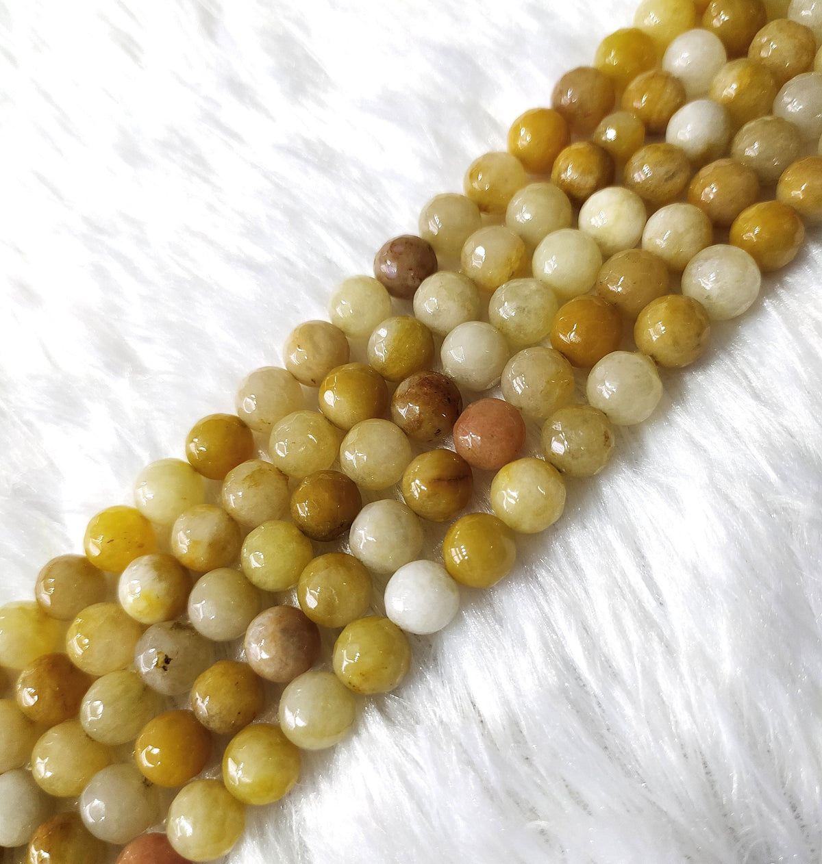 Yellow Aventurine Faceted Beads, Crystal Beads for Jewelry.