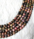 Rhodonite Faceted Beads, Crystal Beads for Jewelry. | | Wiccan Center
