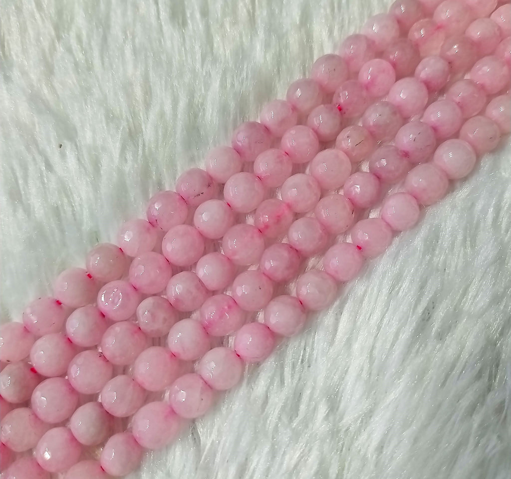 Rose Quartz Faceted Beads, Crystal Beads for Jewelry. | | Wiccan Center