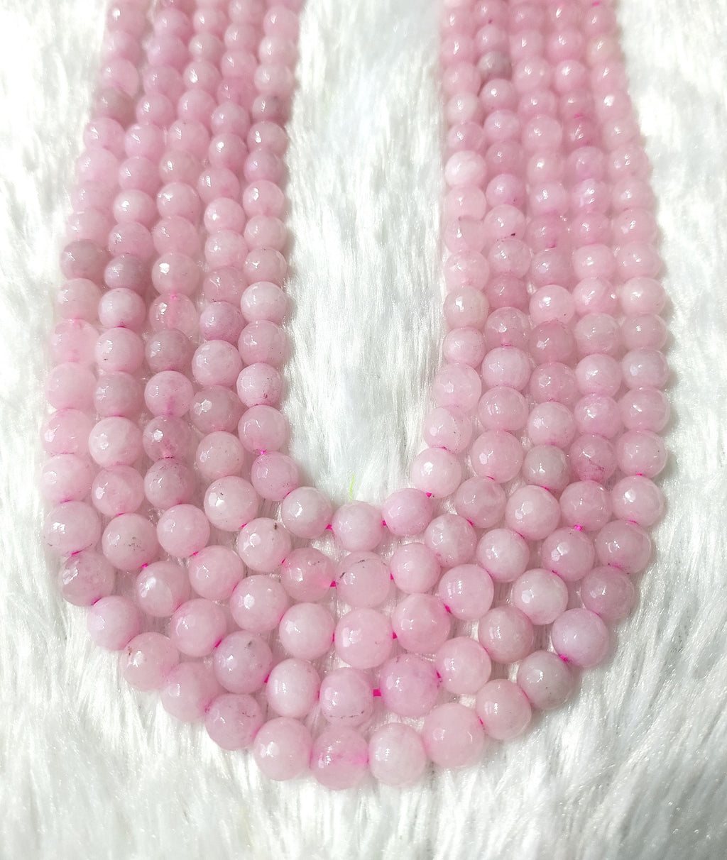 Rose Quartz Faceted Beads, Crystal Beads for Jewelry. | | Wiccan Center