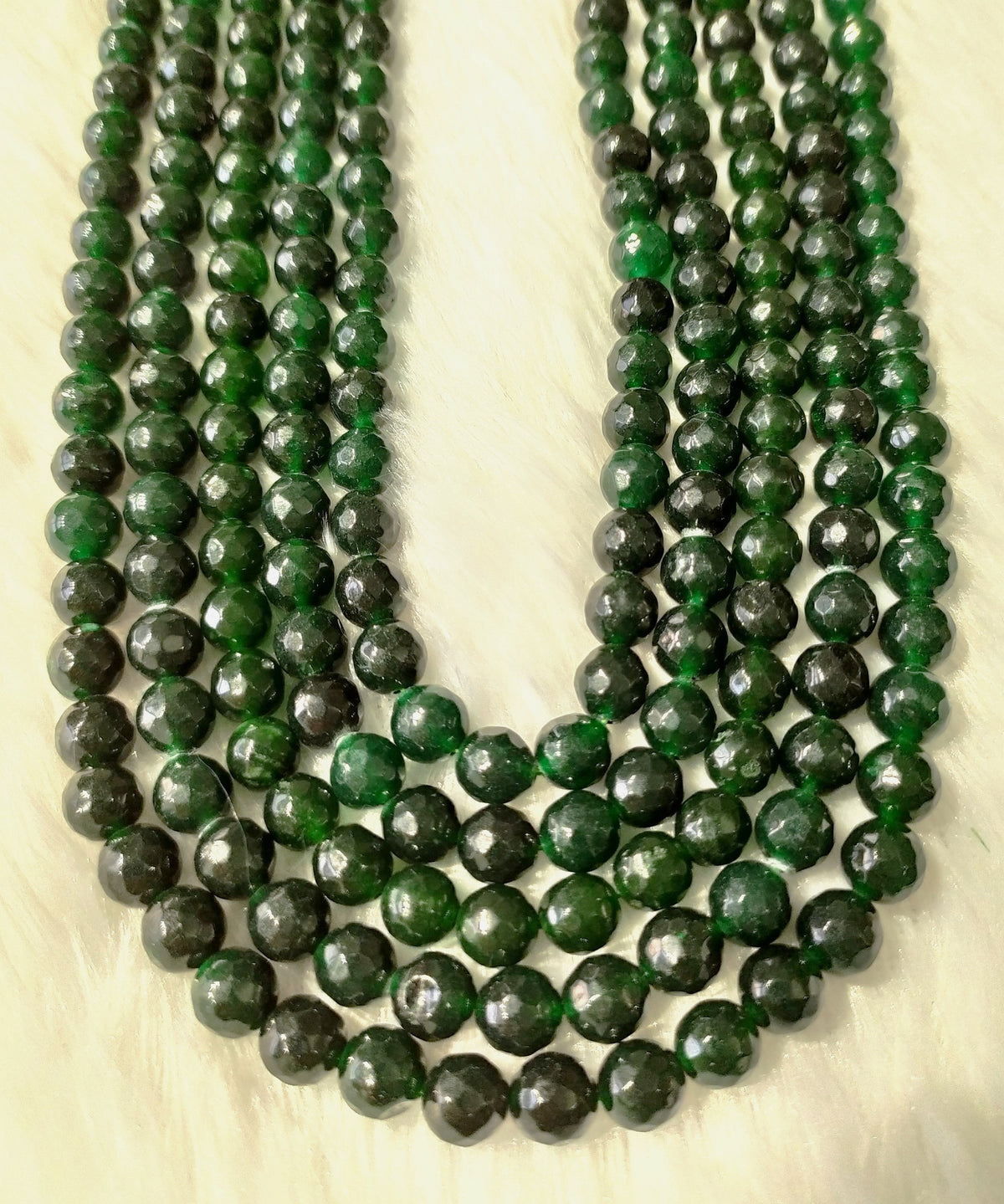 Green Jade Faceted Beads, Crystal Beads for Jewelry | | Wiccan Center