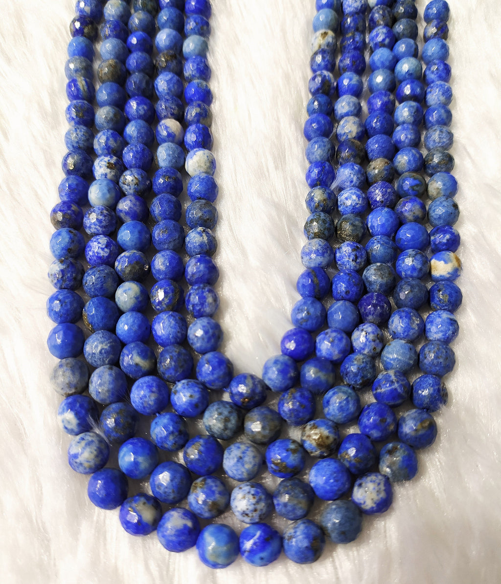 Lapis Lazuli Faceted Beads, Crystal Beads for Jewelry. | | Wiccan Center