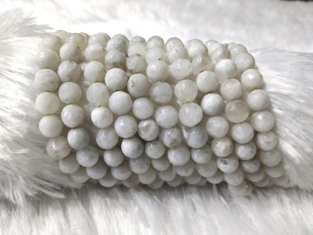 White Rainbow Moonstone Faceted Beads, Crystal Beads for Jewelry. | | Wiccan Center