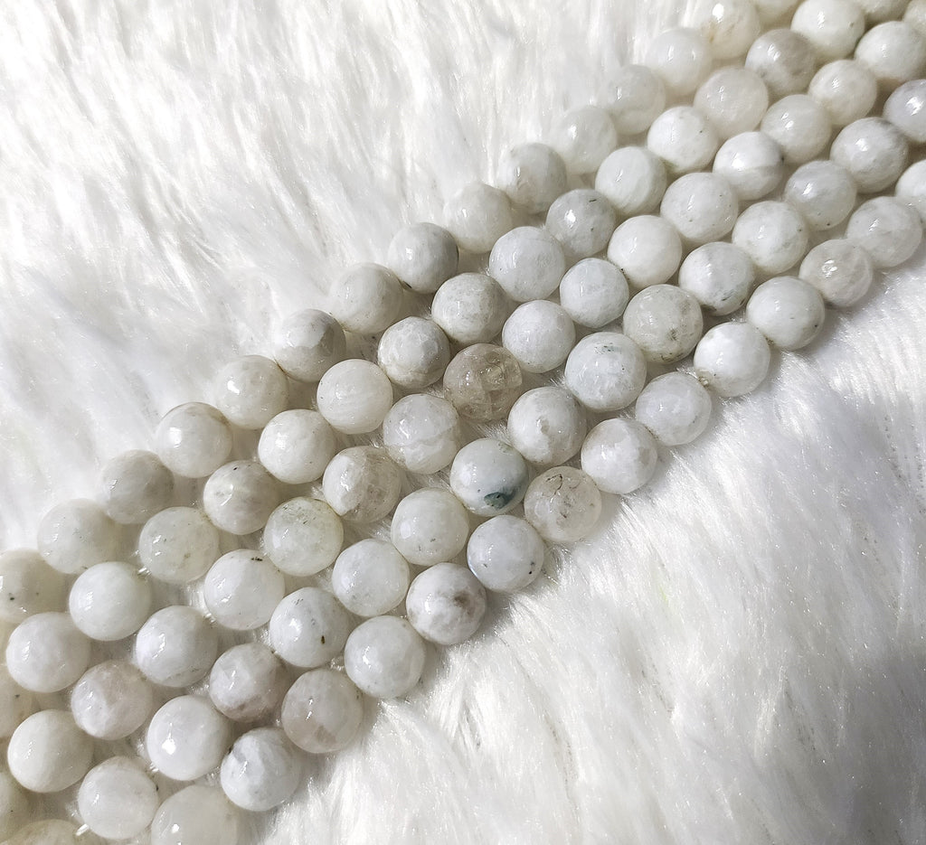 White Rainbow Moonstone Faceted Beads, Crystal Beads for Jewelry. | | Wiccan Center