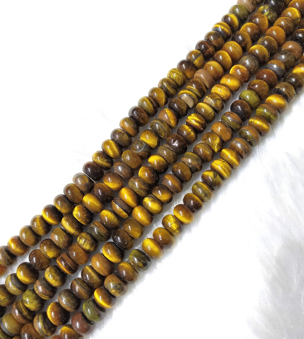 Tiger eye Rondelle Beads, Crystal Beads for Jewelry. | | Wiccan Center