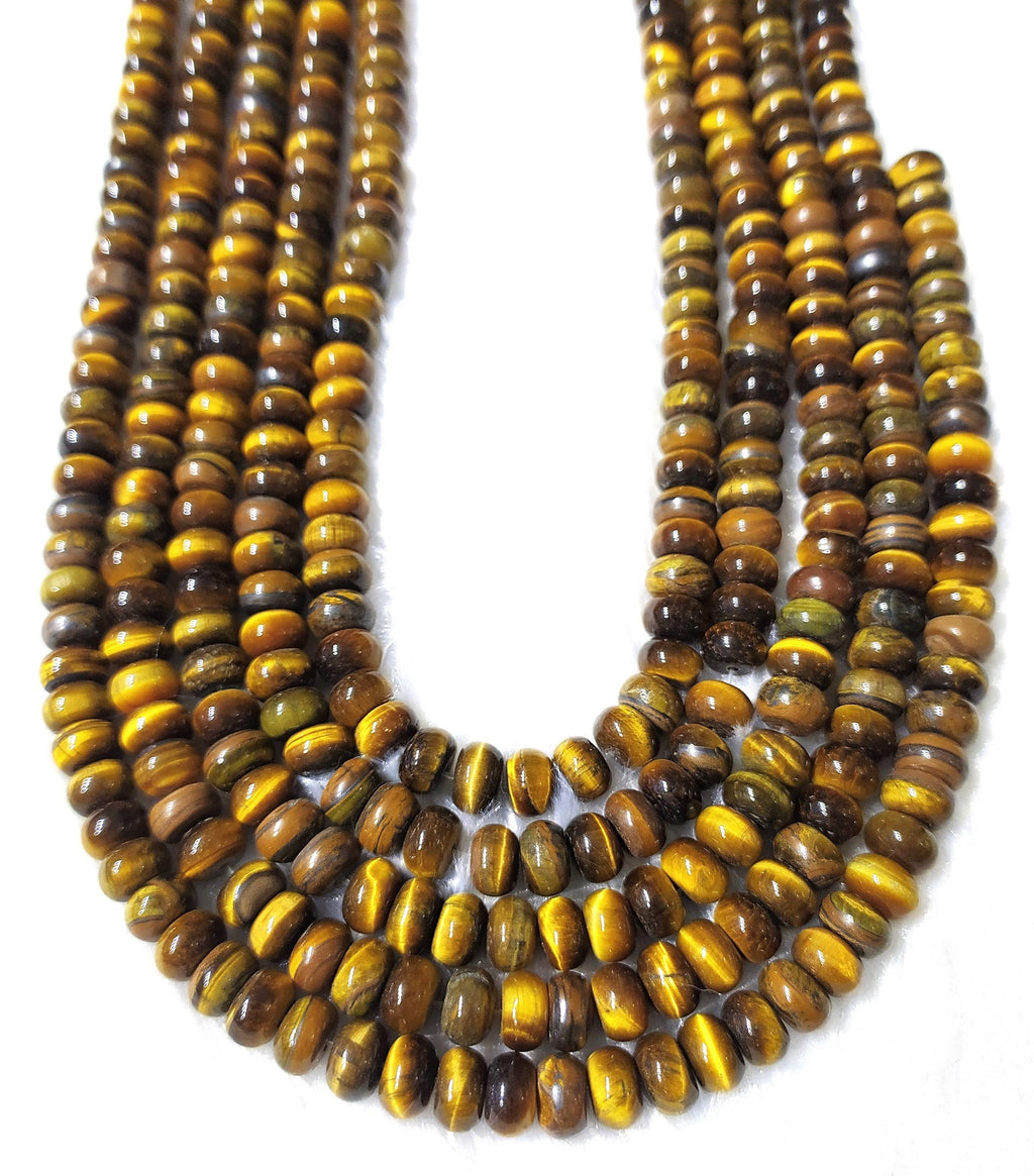 Tiger eye Rondelle Beads, Crystal Beads for Jewelry. | | Wiccan Center