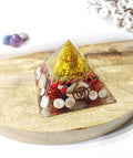 Gomti Chakra Orgone Pyramid, Healing Crystal Pyramid.