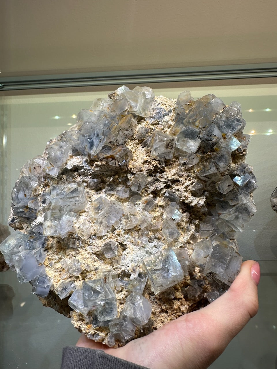 Blue Fluorite on Matrix 1.8 kg | Minerals | Wiccan Center