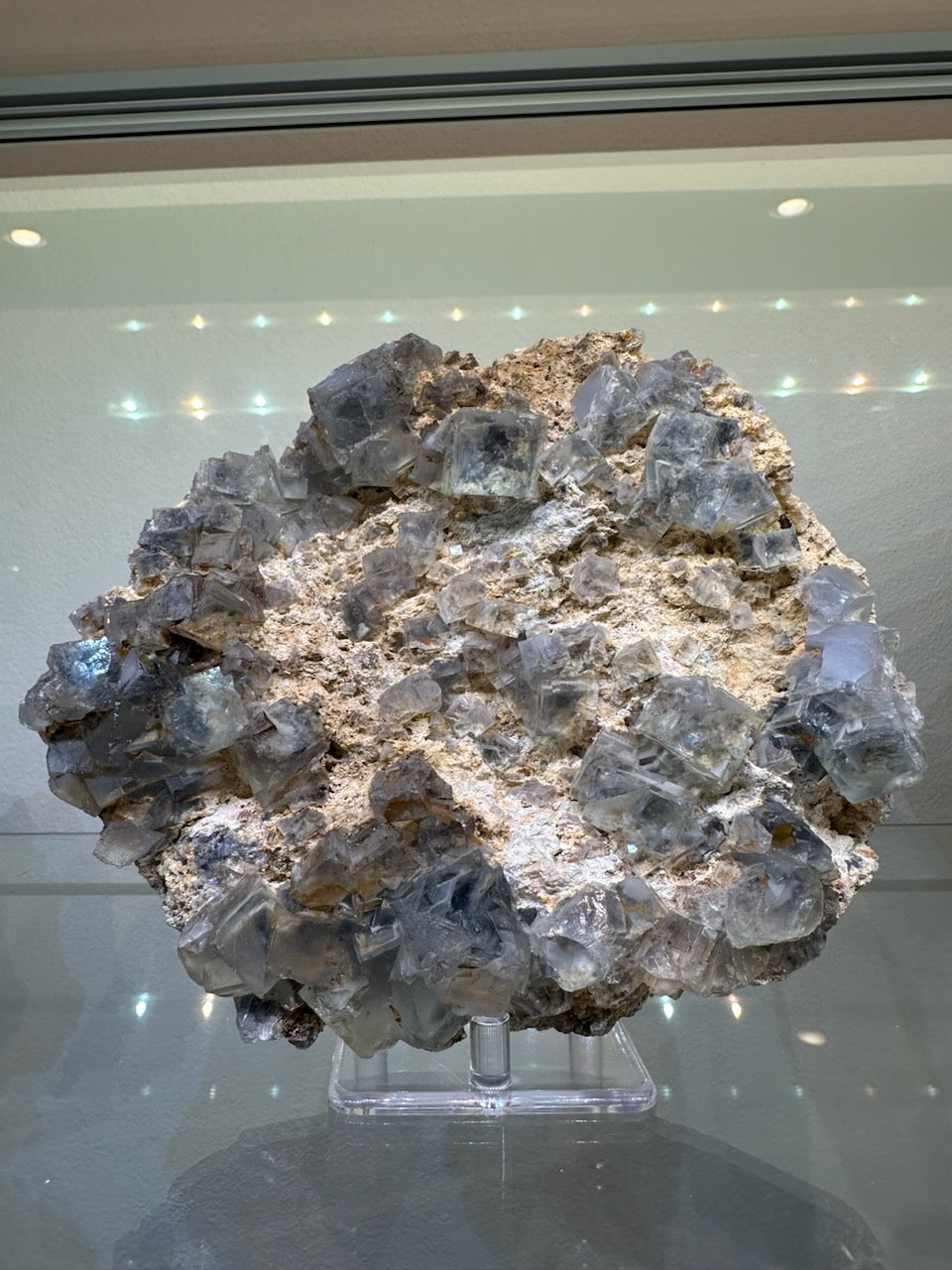 Blue Fluorite on Matrix 1.8 kg | Minerals | Wiccan Center