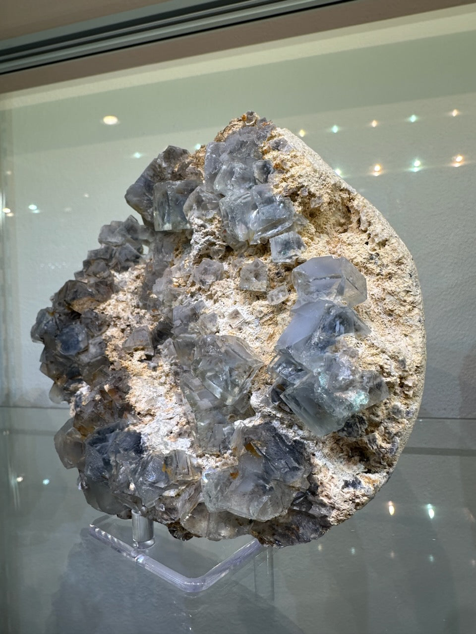 Blue Fluorite on Matrix 1.8 kg | Minerals | Wiccan Center