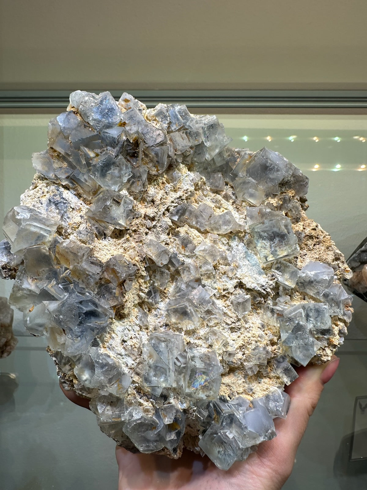 Blue Fluorite on Matrix 1.8 kg | Minerals | Wiccan Center