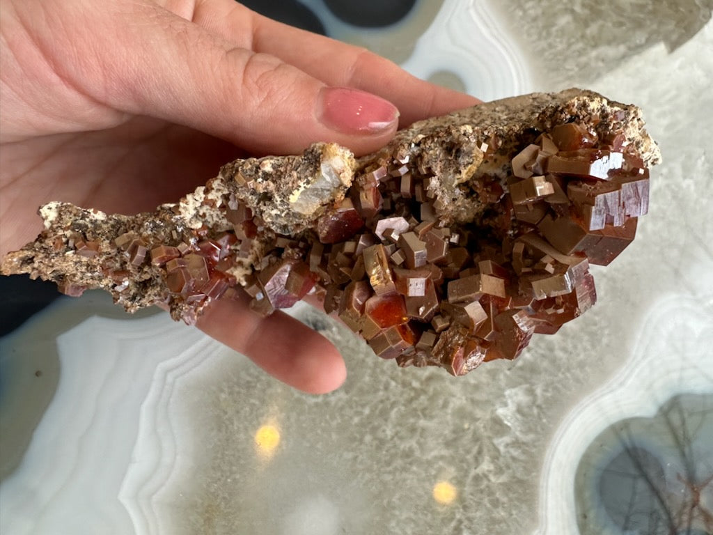 Vanadinite Cluster from Mibladen, Morocco | Minerals | Wiccan Center