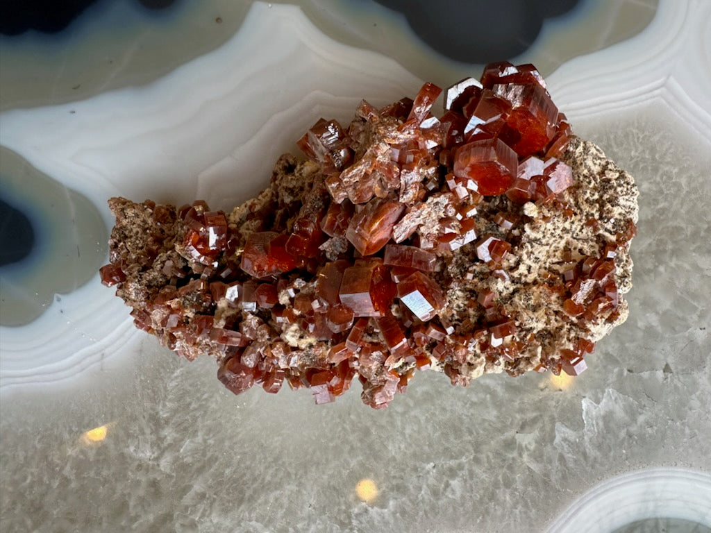 Vanadinite Cluster from Mibladen, Morocco | Minerals | Wiccan Center