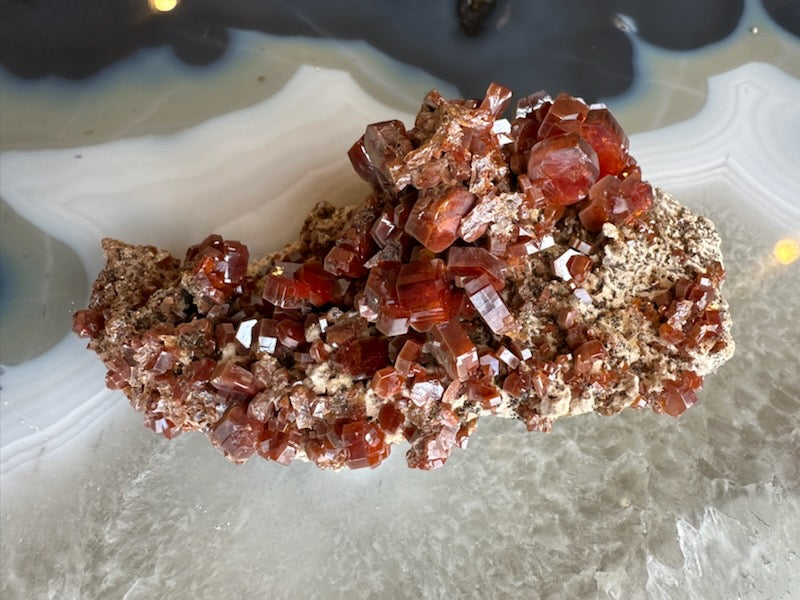 Vanadinite Cluster from Mibladen, Morocco | Minerals | Wiccan Center